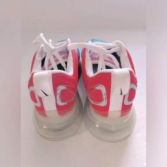 Nike Air Max 720 Pink Sea Shoes Lava Glow Blue Flury - Picture 6 of 7